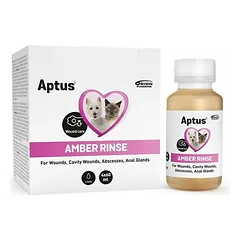 Aptus Amber Rinse žaizdų priežiūros priemonė šunims ir katėms, 60 ml