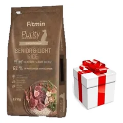 FITMIN Purity Senior Venison, Lamb & rice Light 12kg + Staigmena ŠUNIUI