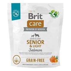 BRIT Care Grain-free Senior&Light sausas maistas su lašiša 1 kg