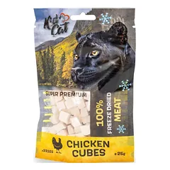 KIDCAT 100% liofilizuoti vištienos kubeliai 25g