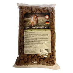Sausas pašaras šunims su jautiena FAMILY DOG Standart Adult 1kg