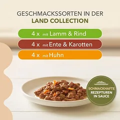 IAMS Advanced Nutrition Grain Free Land Collection padaže, drėgnas maistas katėms — 3 nuotrauka
