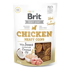Brit Jerky Chicken Meaty Coins skanėstas
