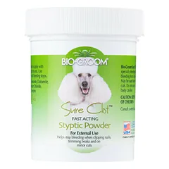 Bio - Groom Sure Clot - milteliai kraujavimui stabdyti šunims ir katėms