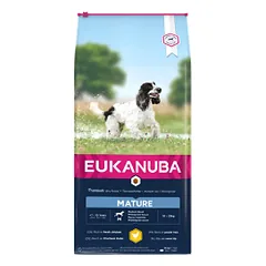Eukanuba Mature sausas maistas subrendusiems šunims nuo 7-10 metų amžiaus, 15 kg