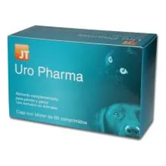 JT Pharma Uro Pharma papildai šunims ir katėms su inkstų nepakankamumo ir šlapimo takų ligų atvejais, 60 tablečių