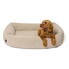 PAW WOW Hundebett SVEN Teddy Greige