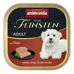 Animonda Vom Feinsten Dog Adult su kiškiena, drėgnas maistas šunims 150 g