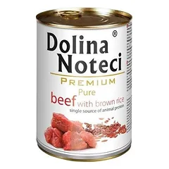 Dolina Noteci Premium Pure jautiena su rudaisiais ryžiais 400g x18