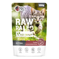 Raw Paleo Cat Kitten Monoprotein Tuna 100 g