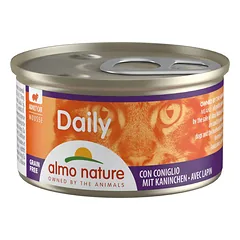 Almo Nature Daily Triušienos paštetas suaugusioms katėms, 85 g