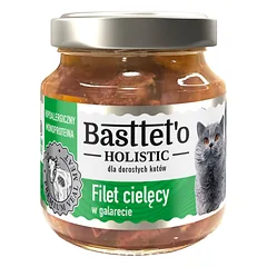 Basttet'o Holistinė veršienos filė galetėje katėms 130g