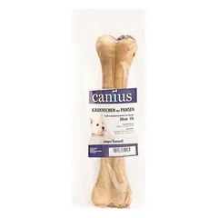 Canius kramtomasis kaulas su prieskrandžių įdaru 30 cm, skanėstai šunims