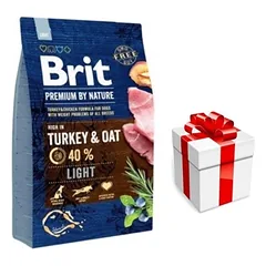 Brit Premium By Nature Light 3kg + Staigmena ŠUNIUI