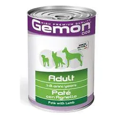 Gemon all breeds adult konservuotas paštetas suaugusiems šunims su ėriena 400g parduotuvėje petreon.lt