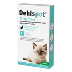 Dehispot užlašinamas tirpalas nuo kirmėlių katėms - Pet24