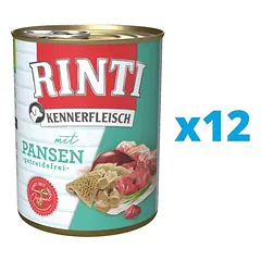 RINTI Kennerfleisch Rumenas su raumenais 12 x 800 g