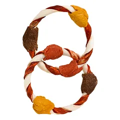 FLAVOURS trigubo skonio skanėstas šuniui XS/S, žiedai, 80g — 4 nuotrauka
