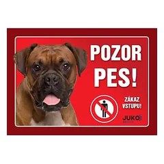 Ženklas plastikas BOXER