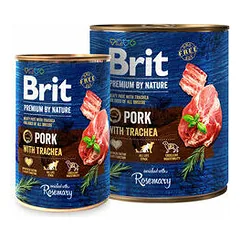 Brit Premium by Nature wet Pork with Trachea 800g