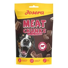 Josera Meat Chunks su jautiena, skanėstai šunims 70 g parduotuvėje vetprekes.lt