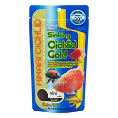 Hikari Cichlid Gold Sinking Mini maistas žuvims 100 g
