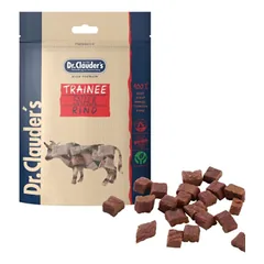 DR. CLAUDER'S Trainee Snack vytintos jautienos skanėstai kubeliais šunims ir katėms, 80 g — 2 nuotrauka