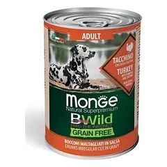 Monge BWILD Adult su kalakutiena konservai šunims 400 g