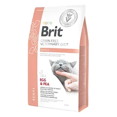 Brit gf veterinarinės dietos katėms Renal, 2 kg