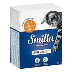 Smilla Tetra kąsneliai drėgnas maistas katėms 6 x 380 / 370 g