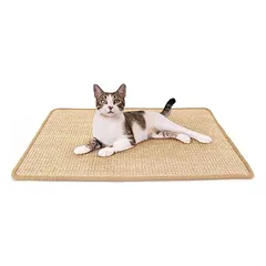 IntiMeg Kratzschutzmatte aus Sisal für Katzen, 60 x 40 cm