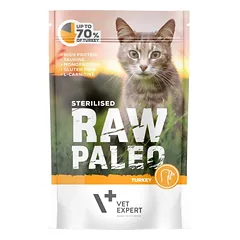 Raw Paleo kalakutienos guliašas sterilizuotoms katėms 12x100g
