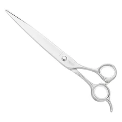 Yento Ergo Line Wide Blade Scissors - profesionalios tiesios žirklės su plačiais ašmenimis, Hitachi japoniškas plienas, 7,5" — 2 nuotrauka