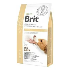 Brit Veterinary Diets Dog Hepatic dietinis sausas maistas šunims su kepenų sutrikimais, 2 kg