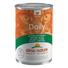 Almo Nature DAILY Cat su tunu drėgnas maistas suaugusioms katėms, 400 g