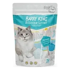 Barry King Extra Fine smulkios silikoninės smiltys katėms, 5 l