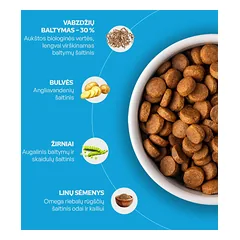 Nature's Protection Superior Care visų veislių šunų, linkusių į alergijas maistui, sausas dietinis pašaras su vabzdžiais, 1,5 kg — 4 nuotrauka