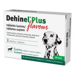 Dehinel Plus Flavour tabletės šunims - Pet24