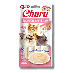 Churu skanėstas katėms Tuna Salmon 56g (tunas ir lašiša)