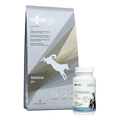 Trovet DPD Intestinal - Duck & Potato (šuniui) 3kg + LAB-V Synbiotic Vet - virškinamojo trakto sveikata ir žarnyno mikroflora šunims ir katėms 45 kapsulės