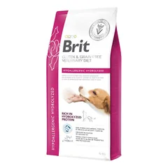 BRIT GF Veterinary Diets Dog Hypoallergenic Hydrolized sausas pašaras šunims, 6 kg