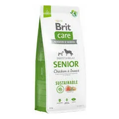 Brit Care Sustainable Senior Chicken&Insect sausas pašaras vyresnio amžiaus šunims su vištiena ir vabzdžiais 12 kg — 2 nuotrauka