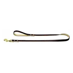 Hunter Leather leash Reptile 18/200 brown/gold