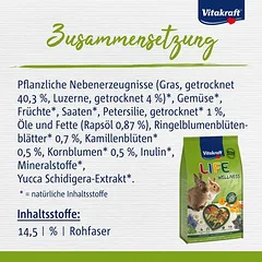 Vitakraft Life Wellness nykštukiniams triušiams, 600 g — 2 nuotrauka