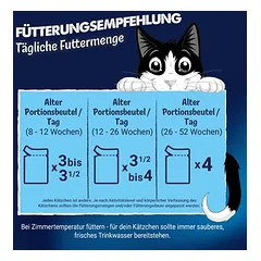 Felix Junior drėgnas maistas katėms „So gut wie es aussieht“ 48 x 85 g, 80 - 99 g — 4 nuotrauka