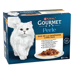 Gourmet Perle mišrus rinkinys, drėgnas maistas katėms 12 x 85 g — 5 nuotrauka