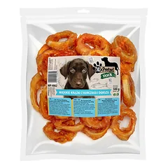MR. PRETZEL Vištienos ir žuvies žiedai 500g skanėstas šuniui
