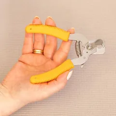 Wahl® nagų žirklutės, oranžinė: L 19,7 x B 1,3 x H 9,3 cm — 3 nuotrauka