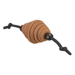 Trixie CityStyle Rugby With Rope veltinio ir medžio žaislas katei su virve, 13 cm — 2 nuotrauka