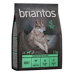 Briantos Adult su ėriena ir bulvėmis – begrūdė receptūra, sausas maistas šunims, < 1,4 kg — 2 nuotrauka